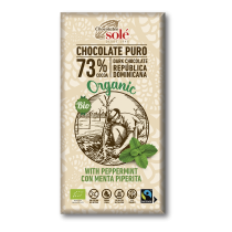 CHOCOLATE NEGRO CON MENTA ECO, 100GR