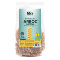 BIO FUSILLI DE ARROZ INTEGRAL ECO 250gr Sol Natural