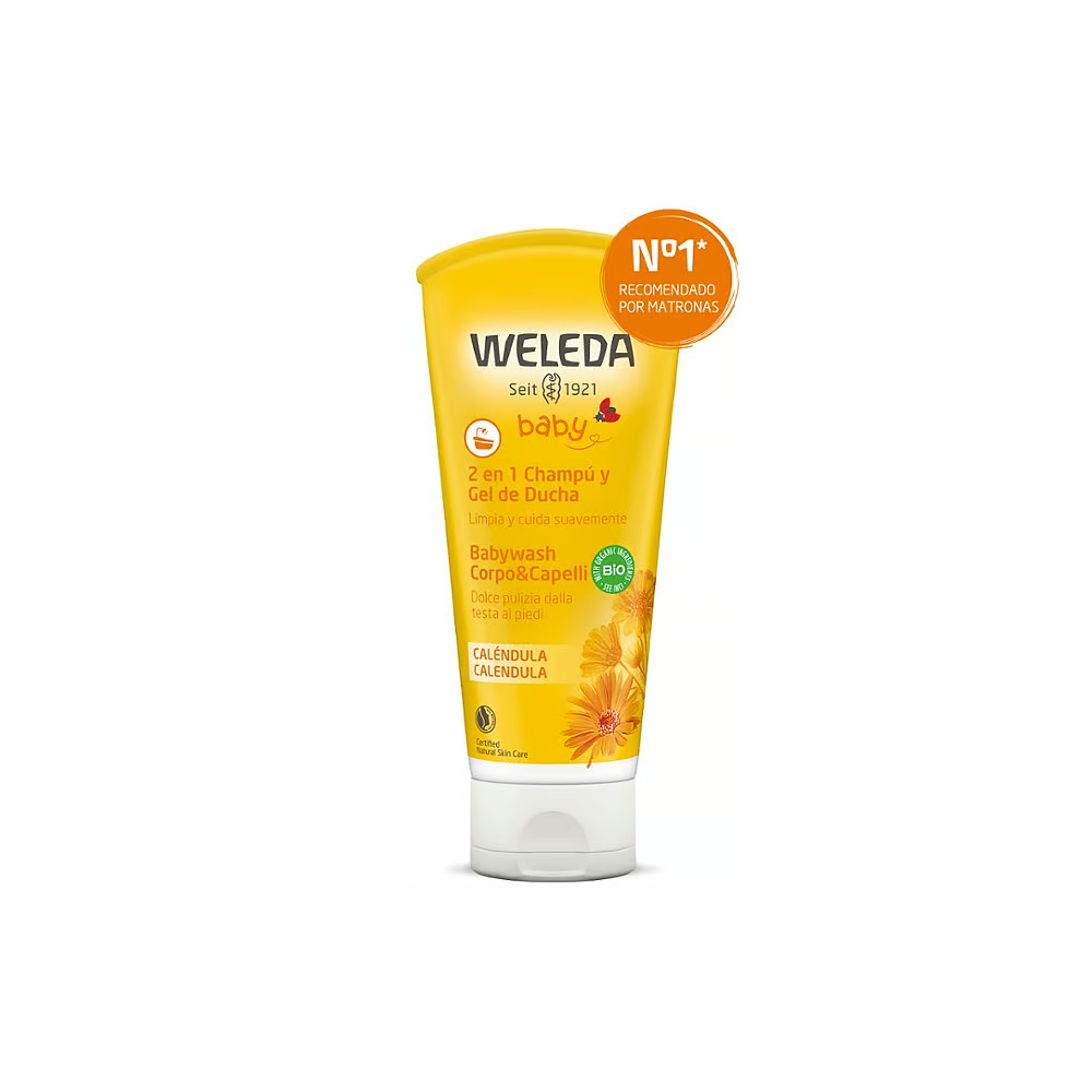 CALÉNDULA CHAMPÚ Y GEL DE DUCHA 200ml Weleda