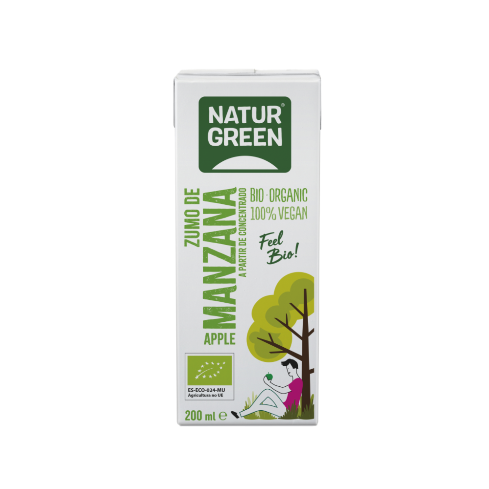 ZUMO DE MANZANA ECO 200ml X3 NaturGreen