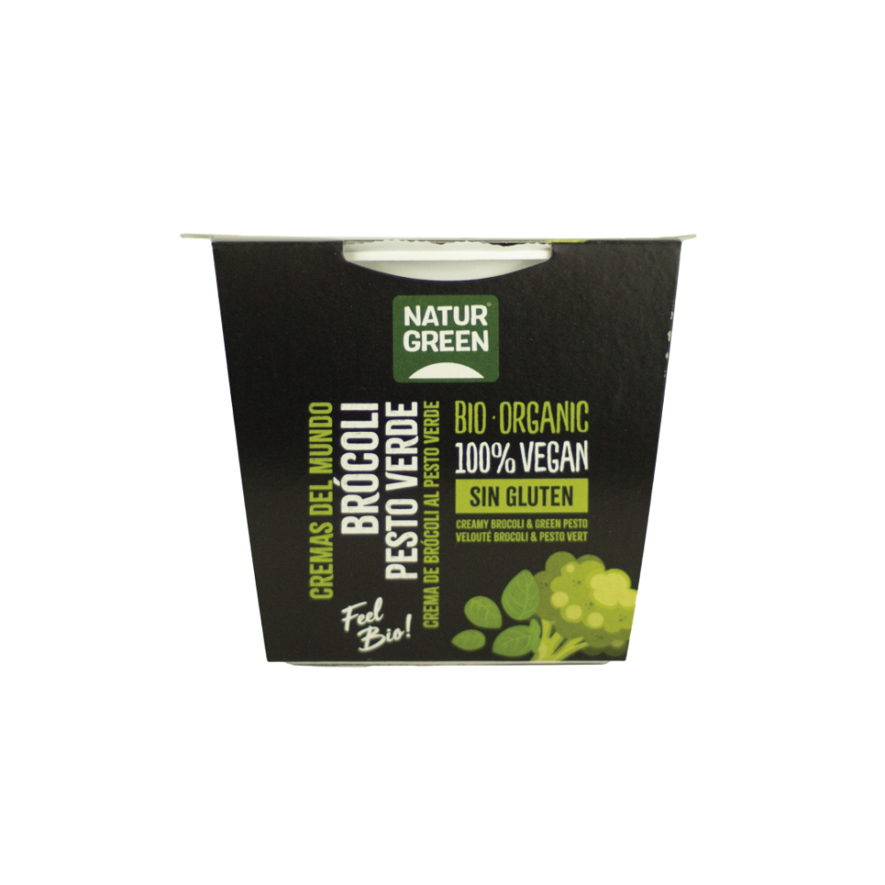 CREMA BRÓCOLI PESTO VERDE ECO, 310gr NaturGreen