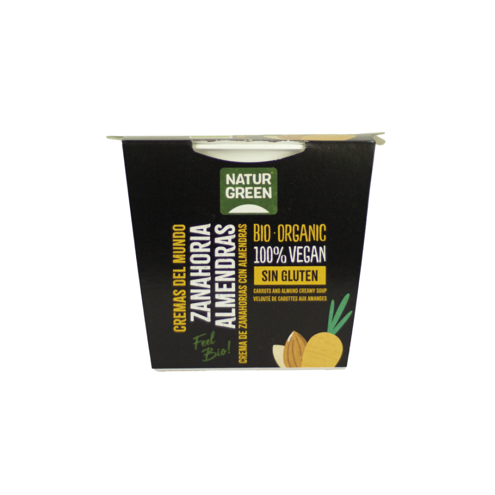 CREMA ZANAHORIA ALMENDRAS ECO, 310gr NaturGreen