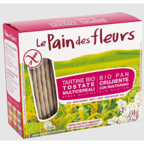 TOSTADAS CRUJIENTES DE MULTICEREALES S/G ECO 150gr Les Pains des Fleurs