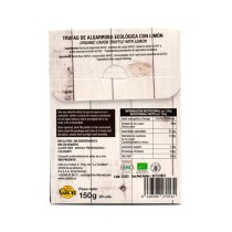 Premiada trufa de algarroba con limón