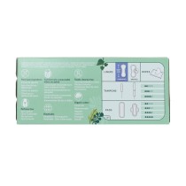 información de paquete de protectores diarios biodegradables