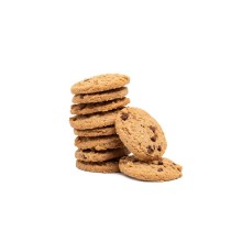 Galletas con trozos de anacardo y pepitas de chocolate negro