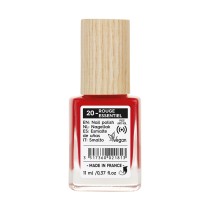 parte trasera Botella de esmalte Color Natural 20 Rojo Esencial Bio So' Bio Etic