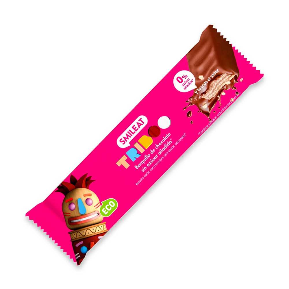 Barquillo Recubierto De Chocolate 40g Eco