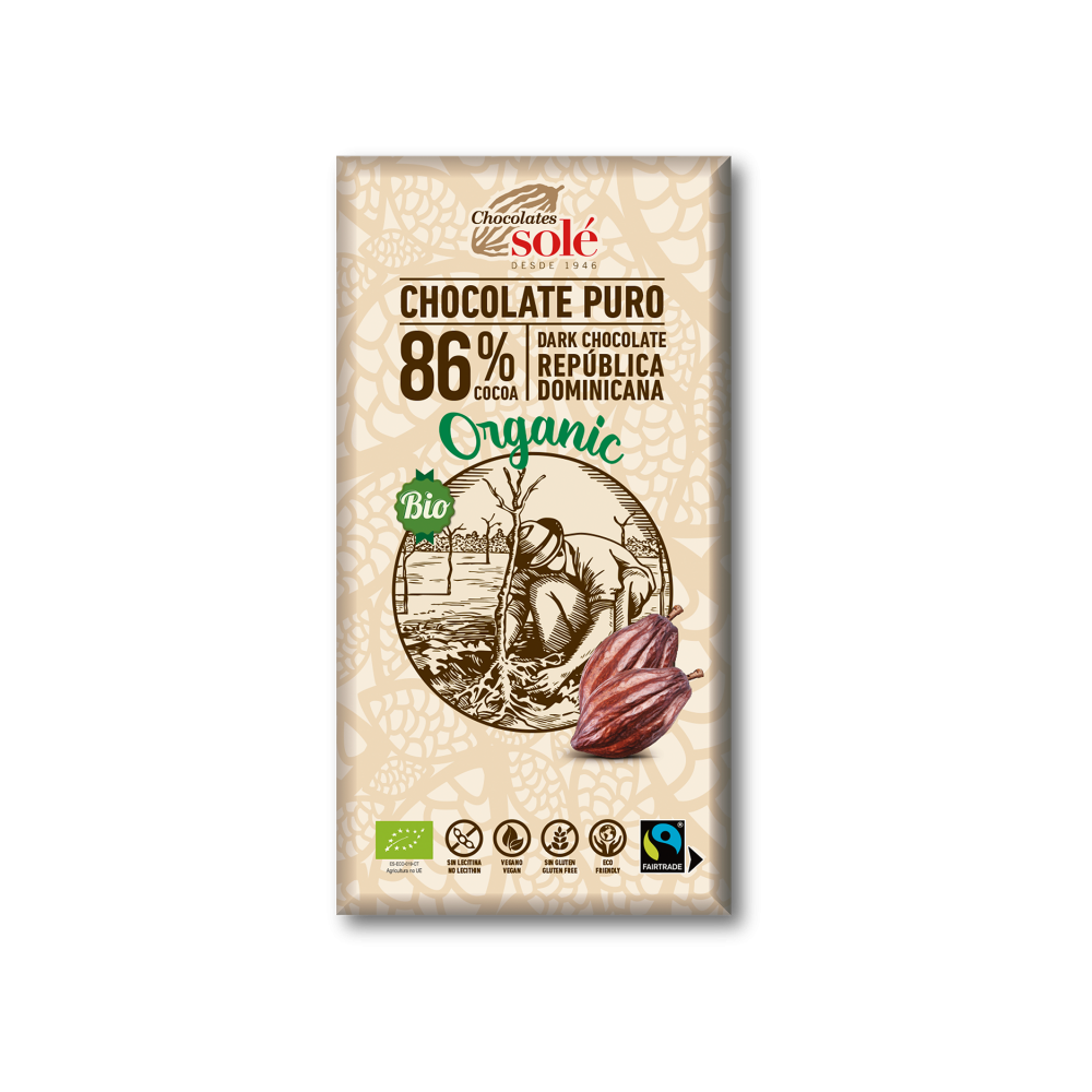 Chocolate 86% Eco 100gr Chocolate 86% Eco 100gr