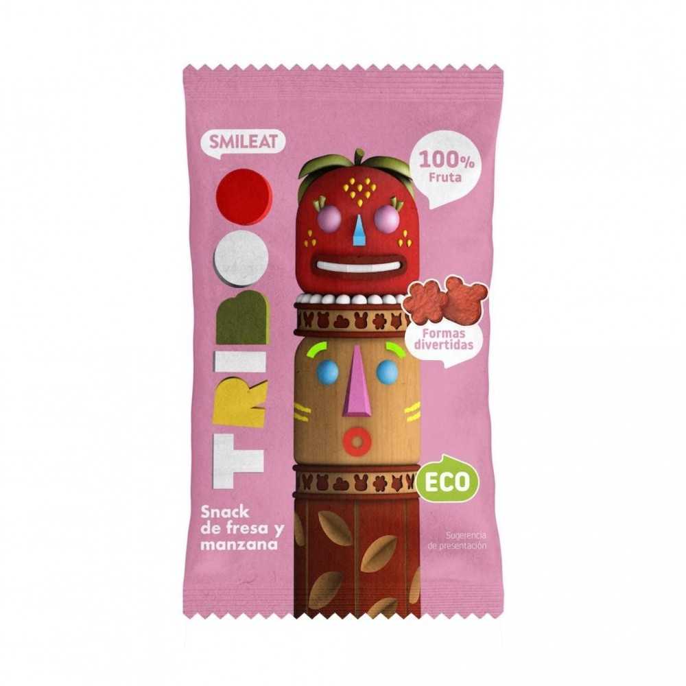 Snack Triboo de Manzana y Fresa Eco 25gr Smileat