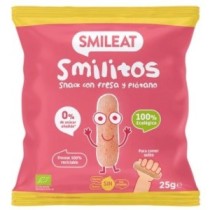 Smilitos de Fresa y Plátano Eco 25gr Smileat